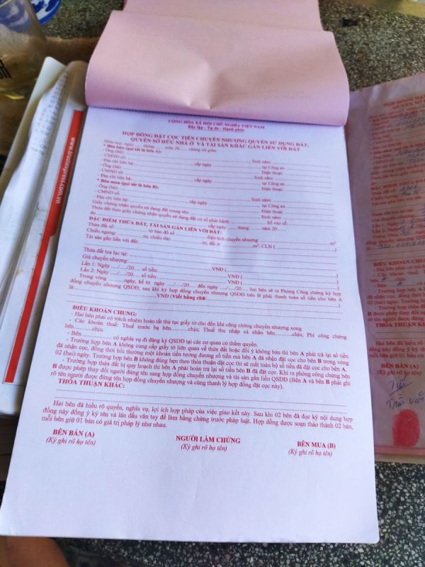 Những vấn đề cần lưu ý khi giao kết hợp đồng đặt cọc