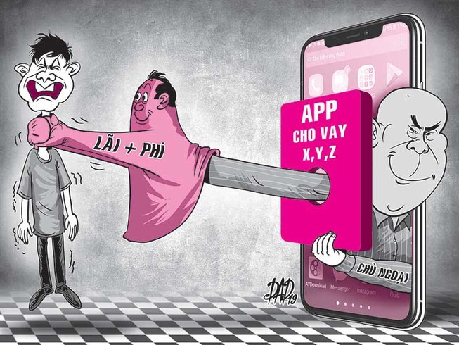 Các rủi ro tiềm ẩn khi vay qua App